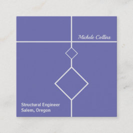 Tarjeta de presentación Professional Elegance Squa