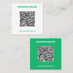 Tarjeta de presentación promocional de análisis de