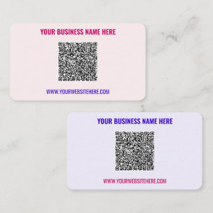 Tarjeta de presentación promocional de información