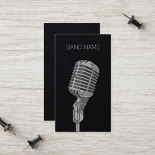 Tarjeta De Presentación Publicidad De Artista De Banda Guitarista De Músi