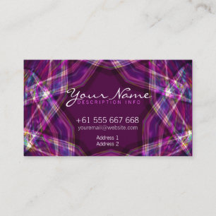 Tarjeta de presentación PurpleZtars + Logo