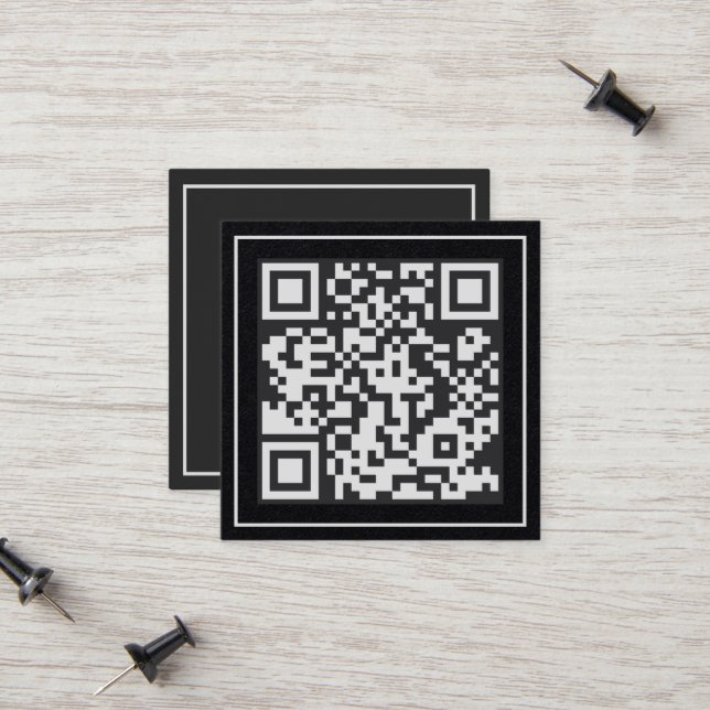 Tarjeta De Presentación QR Premium escaneable (Anverso/Reverso In Situ)