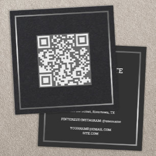 Tarjeta De Presentación QR Premium escaneable