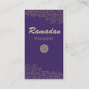 Tarjeta De Presentación Ramadan Kareem