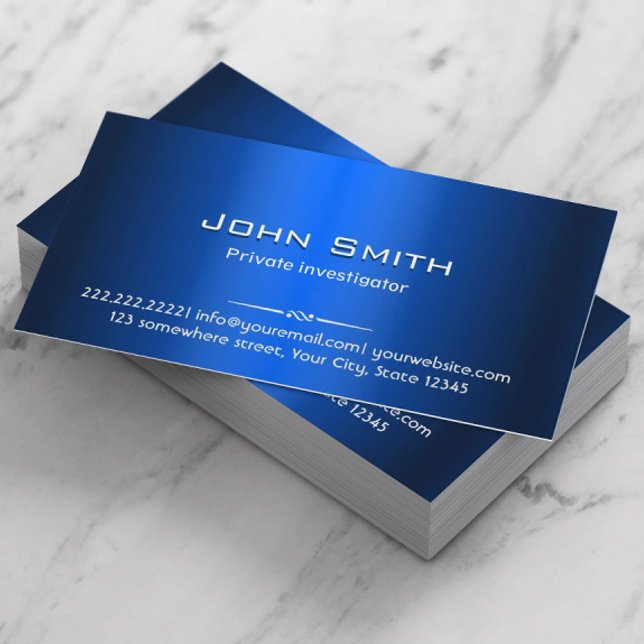 Tarjeta de presentación Real Blue Metalizado Inves (Subido por el creador)