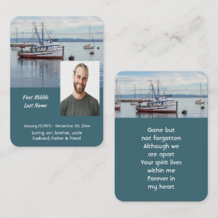 Tarjeta De Presentación Recuerdo conmemorativo pescador comercial