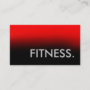 Tarjeta de presentación Red Gray Black Trainer Fit