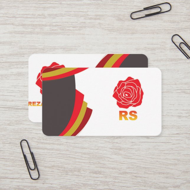 Tarjeta de presentación redonda (Anverso/Reverso In Situ)