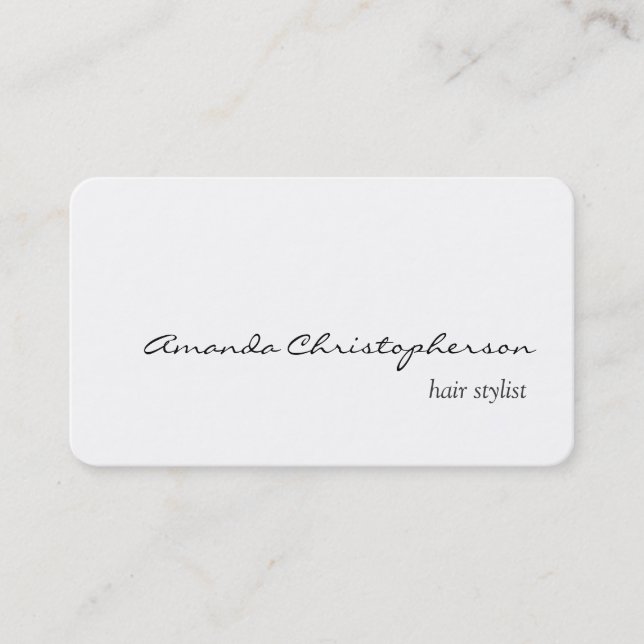 Tarjeta de presentación redondeada con estilo de c (Anverso)