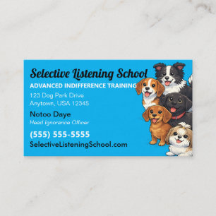 Tarjeta De Presentación Regalo divertido para bromear con perros / Humor