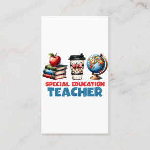Tarjeta De Presentación Regalo para maestro   Maestro de educación especia