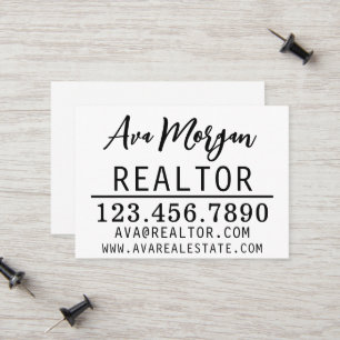 Tarjeta De Presentación Regalo personalizado para agentes inmobiliarios