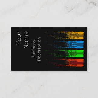 Tarjeta de presentación relacionada con la música