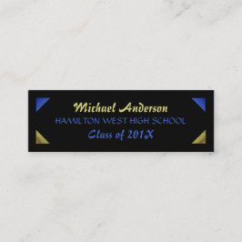 Tarjeta De Presentación Relieve metalizado dorado del parte movible del