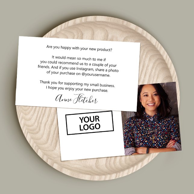 Tarjeta De Presentación Remisión de lealtad al cliente Añadir imagen de lo (Subido por el creador)