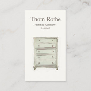 Tarjeta De Presentación Restauración, renovación y reparación del mobiliar