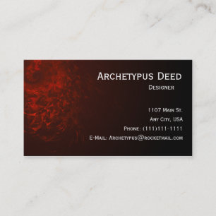 Tarjeta de presentación Resumen de Piel de Serpien