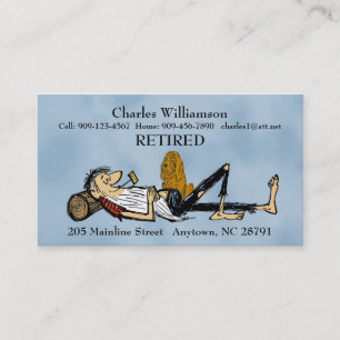 Tarjeta de presentación retirada RipVanWinkle & H