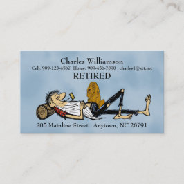 Tarjeta de presentación retirada RipVanWinkle & Ho