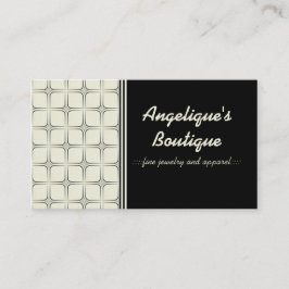 Tarjeta de presentación Retro Fabulous, en blanco