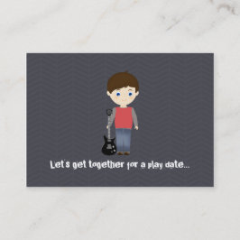 Tarjeta De Presentación Rock Star Birthday Boy