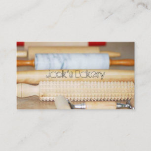 Tarjeta de presentación Rolling Pins Bakery