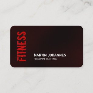Tarjeta de presentación Rond Corner Fitness Traine