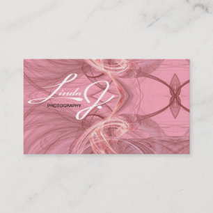 Tarjeta de presentación Rosa Fractal