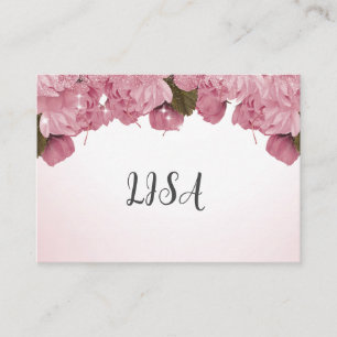 TARJETA DE PRESENTACIÓN ROSES DE PINK