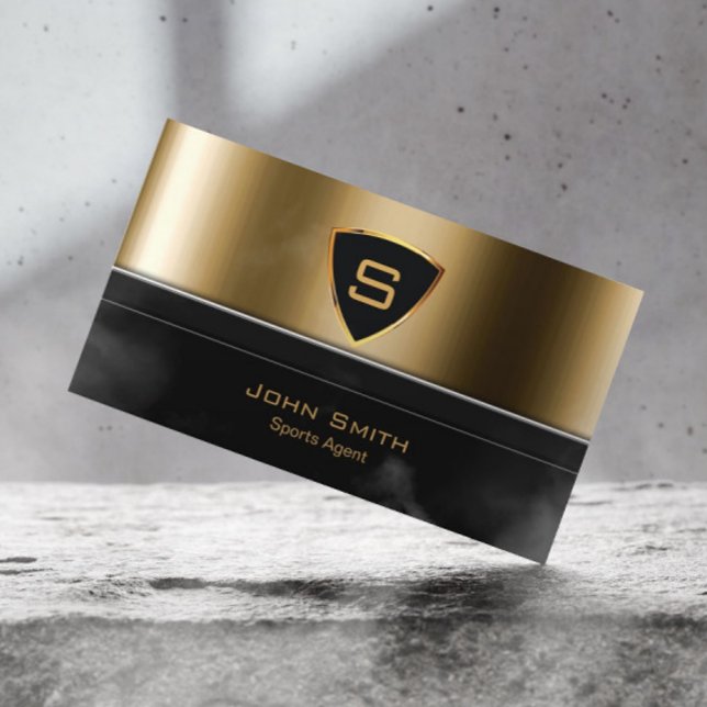 Tarjeta de presentación Royal Gold Shield Sports A (Subido por el creador)