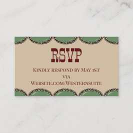 Tarjeta De Presentación RSVP Card