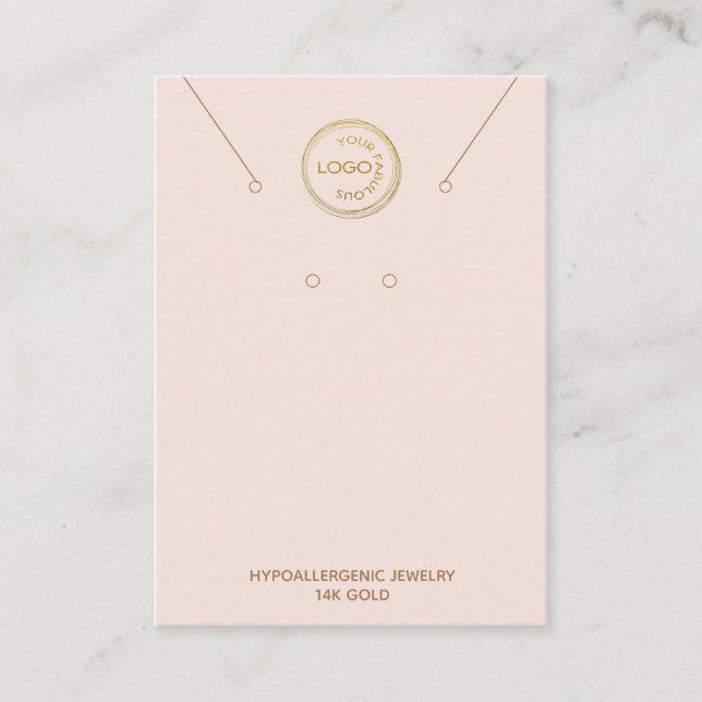 Tarjeta de presentación Rubor con logotipo de visu (Anverso)