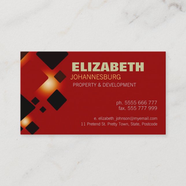 Tarjeta de presentación RUST Retro Box (Anverso)