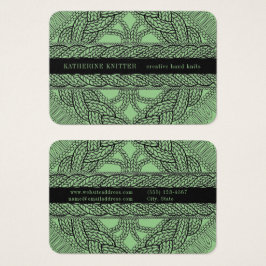 TARJETA DE PRESENTACIÓN SAGE CABLE KNIT 3.5x2.5