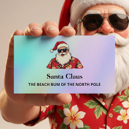Tarjeta De Presentación Santa de alquiler divertido
