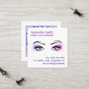 Tarjeta De Presentación 🌸 Scan Code Brow Lash Tech