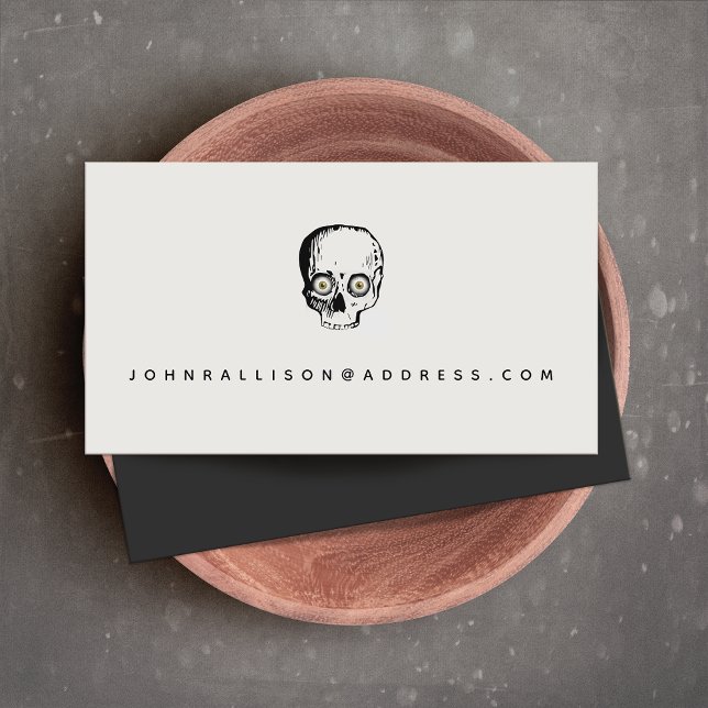 Tarjeta De Presentación Scary Zombie Skull (Subido por el creador)
