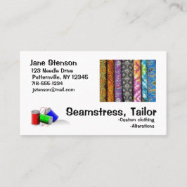 Tarjeta de presentación: Seamstress, Tailor