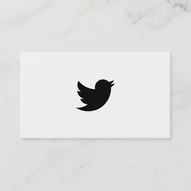 Tarjeta De Presentación seguidores de twitter (Anverso)
