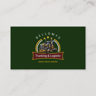 Tarjeta de presentación Semi Truck