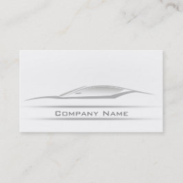 Tarjeta de presentación sencilla de líneas grises 