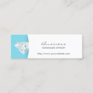 Tarjeta de presentación sencilla para joyas de fab