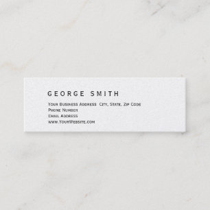 Tarjeta de presentación sencilla y elegante
