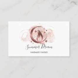 Tarjeta de presentación sencilla y moderna hecha a