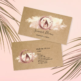 Tarjeta de presentación sencilla y moderna hecha a