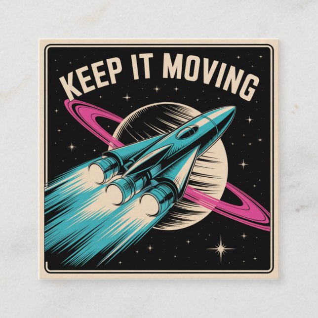 Tarjeta De Presentación Sigue Adelante (Anverso)