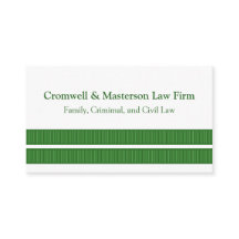 Tarjeta de presentación simple con franjas grises,