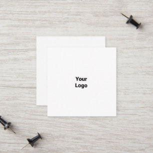 TARJETA DE PRESENTACIÓN SIMPLE MÍNIMO AGREGUE SU LOGO TEXTO PERSONALIZADO 