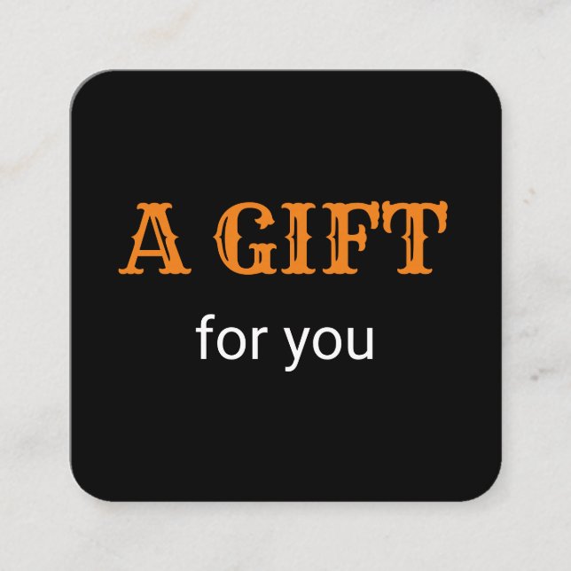 Tarjeta De Presentación simple mínimo añadir el nombre dirección de texto  (Anverso)