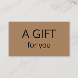 Tarjeta De Presentación simple mínimo añadir el nombre dirección de texto 